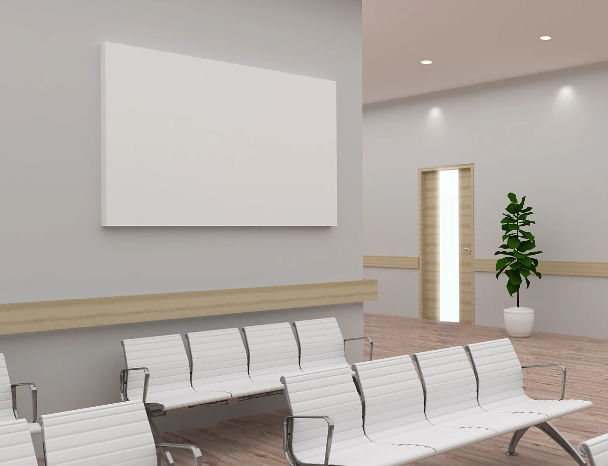 Bild von leeren Wartezimmer